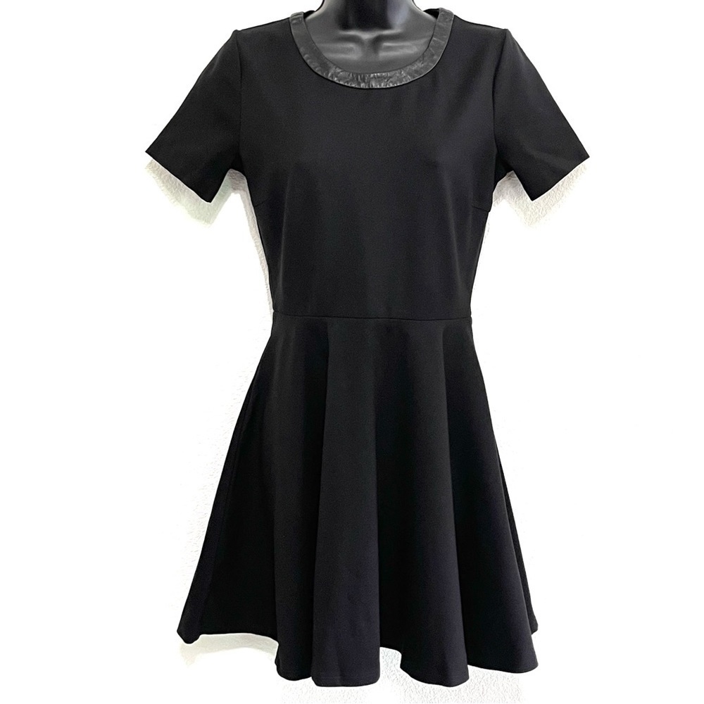 Madewell Woman Black Skater Dress Size S